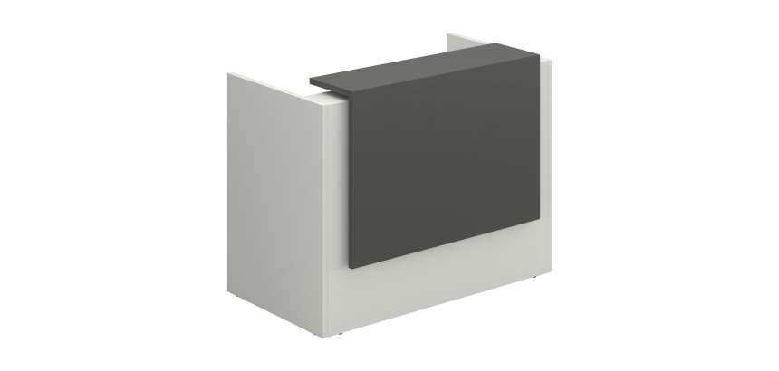 Compact reception desk L 166 cm Jana