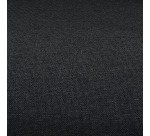 Chaise de bureau ergonomique Algo - tissu et maille - mécanisme synchrone + réglage profondeur d'assise - accoudoirs 3D - appui-tête - pieds noir