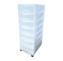 Tour de rangement Whitefurze Storii 7 Tiroirs