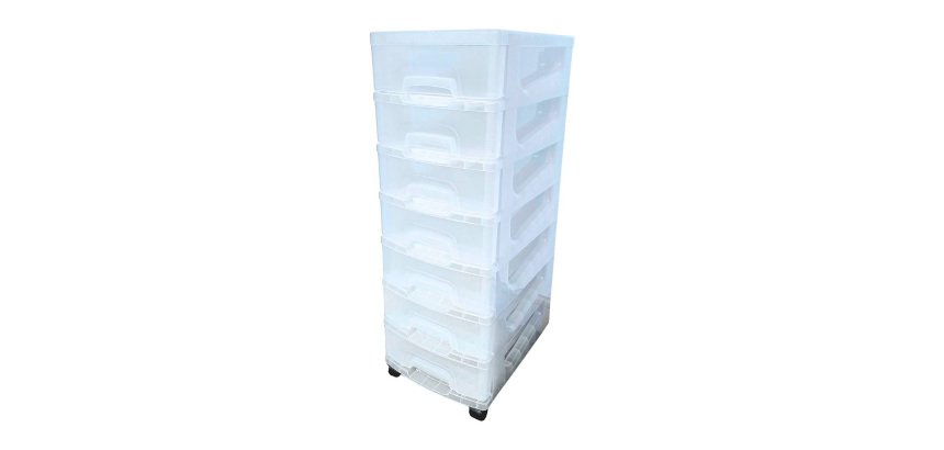Tour de rangement Whitefurze Storii 7 Tiroirs