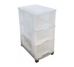 Whitefurze Storii 3-laden opbergunit