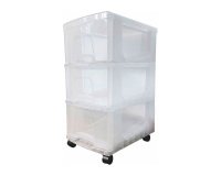 Whitefurze Storii 3 Drawer Storage Tower