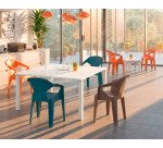 Chaise Saskia - Polypropylène - Usage intérieur et extérieur