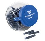 Cartouche d'encre, bonbonnière de 100, bleu roi