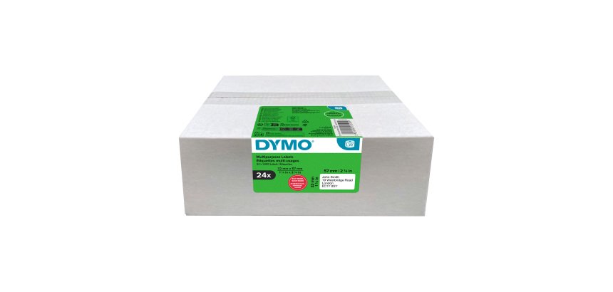 Étiquettes 32 mm x 57 mm DYMO LabelWriter - Rouleaux de 1000 étiquettes - Boîte de 24 rouleaux