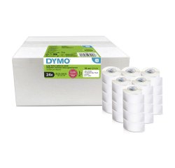 Étiquettes 25 mm x 54 mm DYMO LabelWriter - Rouleau de 500 étiquettes - Boîte de 24 rouleaux