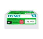 Étiquettes pour badges nominatifs 41 mm x 89 mm DYMO LabelWriter - Rouleau de 300 étiquettes - Boîte de 6 rouleaux