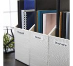 Rouleau polyester DYMO D1 12 mm écriture noire - Boîte de 20 rouleaux