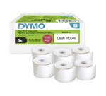 Étiquettes pour badges nominatifs 41 mm x 89 mm DYMO LabelWriter - Rouleau de 300 étiquettes - Boîte de 6 rouleaux