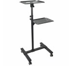 StarTech.com ADJPROJCART chariot et support multimédia Noir