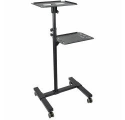 StarTech.com ADJPROJCART chariot et support multimédia Noir
