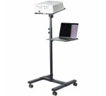 StarTech.com ADJPROJCART chariot et support multimédia Noir