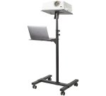 StarTech.com ADJPROJCART chariot et support multimédia Noir