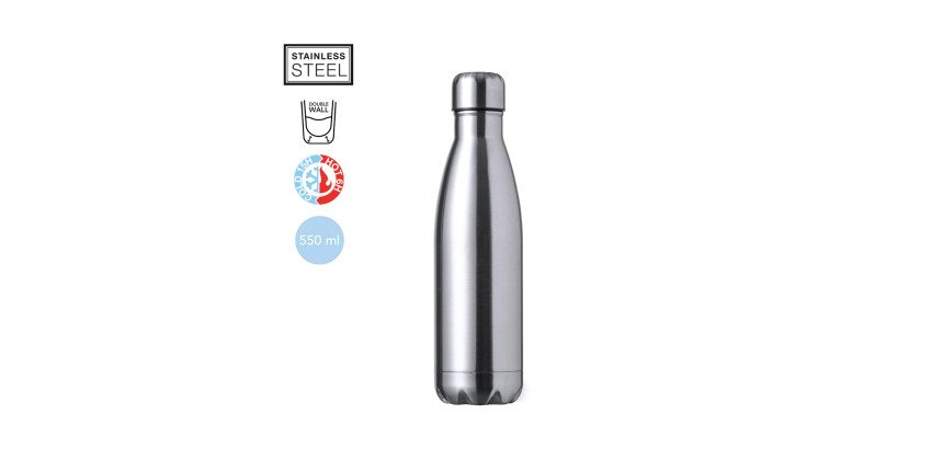 Borraccia Termica 550ml acciaio inox personalizzabile