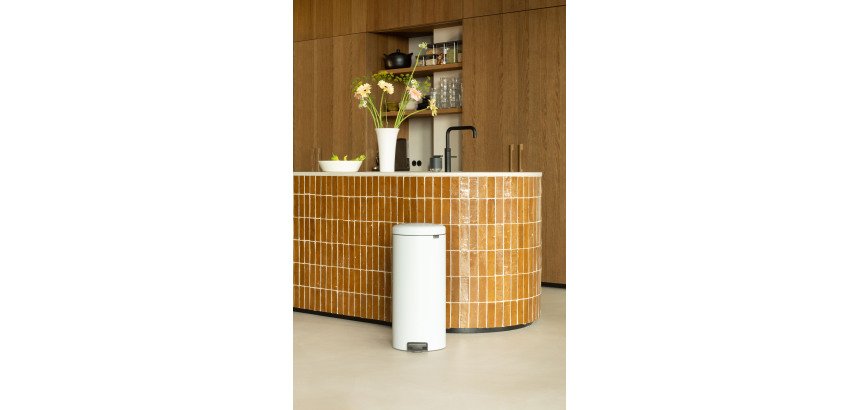 Poubelle 30 litres ronde à pédale Brabantia