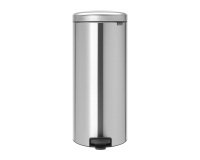 Poubelle 30 litres ronde à pédale Brabantia - Inox