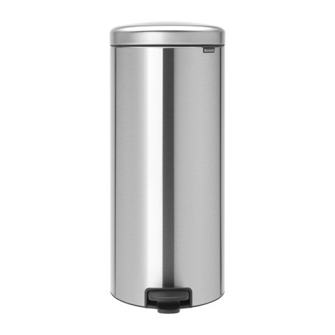 Papelera metálica con pedal 30L Brabantia NewIcon inox cepillado