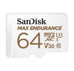 SanDisk Geheugenkaart Max Endurance 64 GB microSDXC UHS-I Klasse 10