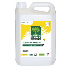 Liquide de rinçage lave-vaisselle professionnel cycle court L’Arbre Vert – Bidon de 5 L