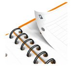 Cahier à spirales Oxford Meetingbook A4 24 x 32 cm - petits carreaux - 160 pages