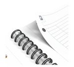 Cuaderno espiral Oxford International Notebook A+ 23 x 29,7 cm - perforado 4 agujeros - blanco rayado - 160 páginas