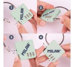 Candado con cierre de combinación MILAN 430 since 1918