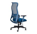 Sedia operativa Panapera schienale in rete base nera