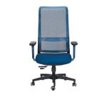 Sedia operativa Panapera schienale in rete base nera