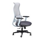 Sedia operativa Panapera schienale in rete base nera