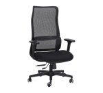 Sedia operativa Panapera schienale in rete base nera