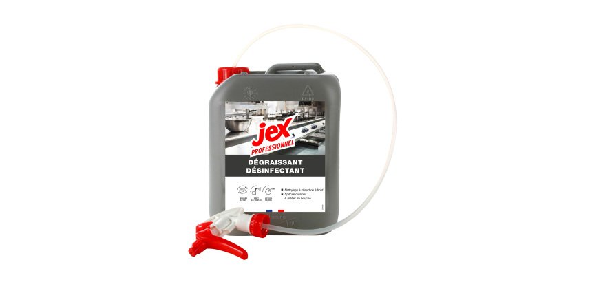 Dégraissant désinfectant JEX Professionnel – Bidon de 5 L