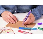 Colle pailletée Glitter Glue UHU couleurs Original - Etui de 6