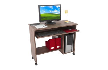 Scrivania portacomputer bordo soft lato utilizzatore l 92 x p 45 x h 76