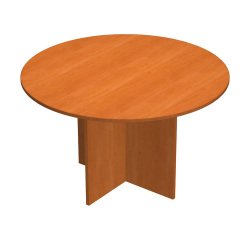 Tavolo riunioni rotondo diametro 120 cm con gambe a croce