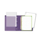 Carpebloc 4 anillas Europeanbinder Oxford Live & Go A4+ con recambio 5x5 lila