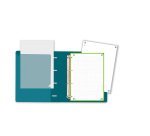 Carpebloc 4 anillas Europeanbinder Oxford Live & Go A4+ con recambio 5x5 azul añil