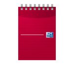 Bloc de bureau Office Essentials Oxford 7,4 x 10,5 cm spirale ligné 6 mm - 70 feuilles