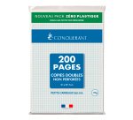 Copies doubles 200 pages 5 x 5 21 x 29,7 cm  Conquérant - non perforées