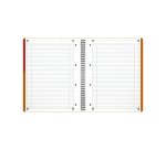 Cahier spirales Oxford Activebook A+ 24 x 29,7 cm - blanc ligné - perforé 4 trous - 160 pages
