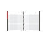 Cuaderno espiral Oxford International Activebook A5+ 17 x 22 cm - perforado 4 agujeros - cuadros pequeños - 160 páginas