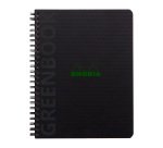 Cahier spirale Rhodia GreenBook A5+ 16 x 21 cm - ligné - 160 pages