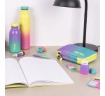 Cuaderno A4 Encolado 48 hojas Cuadriculado 5x5 Colección Sunset MILAN