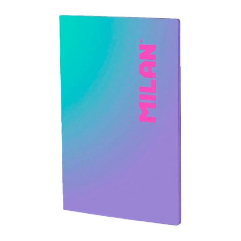 Cuaderno A4 Encolado 48 hojas Cuadriculado 5x5 Colección Sunset MILAN Lilia