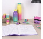 Cuaderno A4 Encolado 48 hojas Cuadriculado 5x5 Colección Sunset MILAN