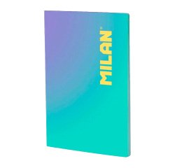 Cuaderno A4 Encolado 48 hojas Cuadriculado 5x5 Colección Sunset MILAN