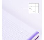 Cuaderno A4 Tapa dura Cuadriculado 5x5 120 hojas  Sunset MILAN