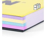 Cuaderno A4 Tapa dura Cuadriculado 5x5 120 hojas  Sunset MILAN