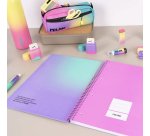 Cuaderno A4 Tapa Dura 90 hojas cuadriculado Colección Sunset MILAN