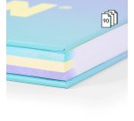 Cuaderno A4 Tapa Dura 90 hojas cuadriculado Colección Sunset MILAN