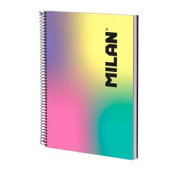 Cuaderno A4 Tapa dura Cuadriculado 5x5 120 hojas  Sunset MILAN